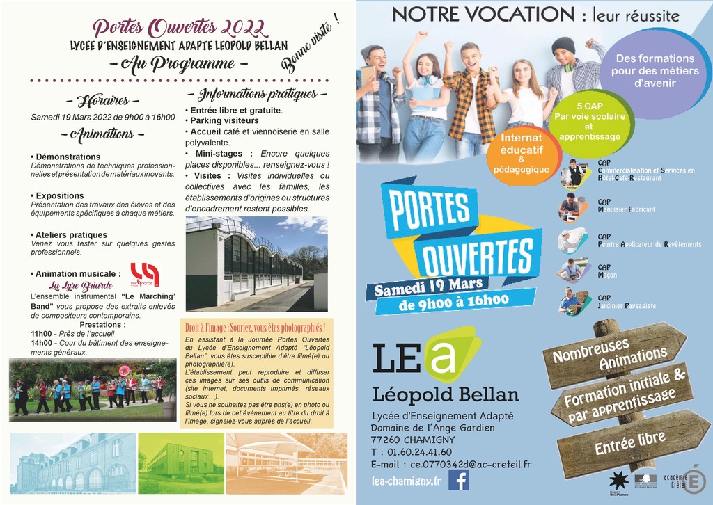 EREAlea "Léopold Bellan", Domaine de l'ange gardien, 77260 Chamigny